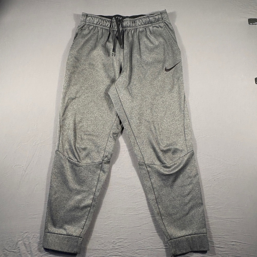 Nike Mens Therma-FIT Dri-FIT Tapered Training Pants Gray AO2370-071 Size M